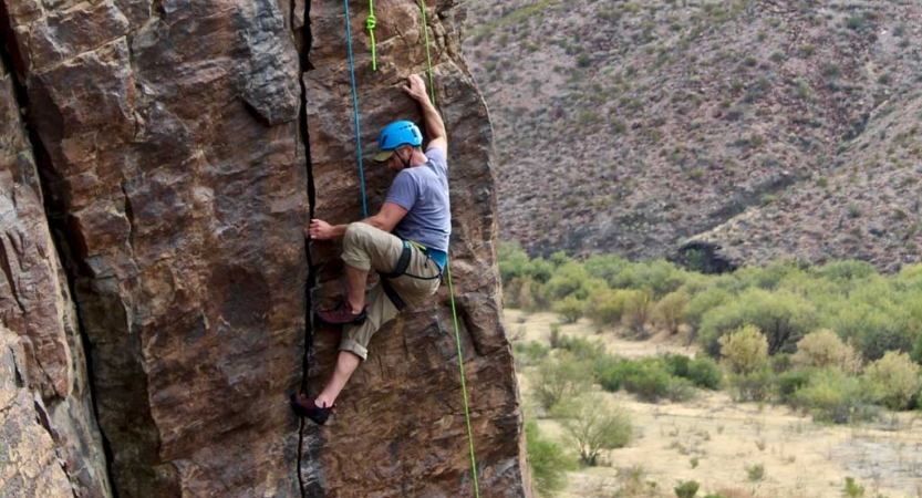 texas big bend rock climbing